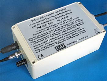 Wall-mounting Industrial Transmitter for Ion-Selective Electrode and Pt1000 Temperature Sensor