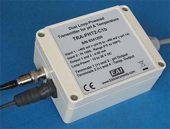 Compact wall-mounting Industrial Transmitter for pH Electrode and Pt1000 Temperature Sensor